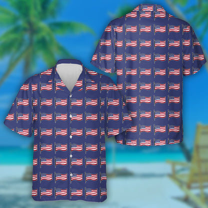 Téama Dearaidh SAM Eilimintí Tírghrá Le Bratacha Léine Haváís, Bronntanas Léine Haváíais, Bronntanas Nollag