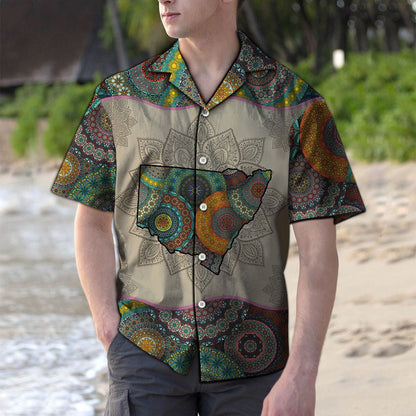 Léine haváíais Stíl Mandala Bláthanna Uamhnach South Wales, Bronntanas Léine Haváíais, Bronntanas Nollag