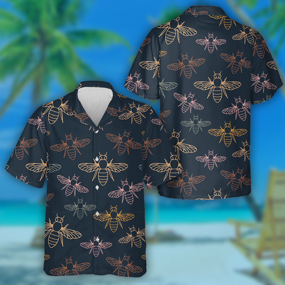 Beacha Nádúrtha Samhraidh Ildaite ar Chúlra Dorcha Léine Haváís, Bronntanas Léine Haváís, Bronntanas Nollag