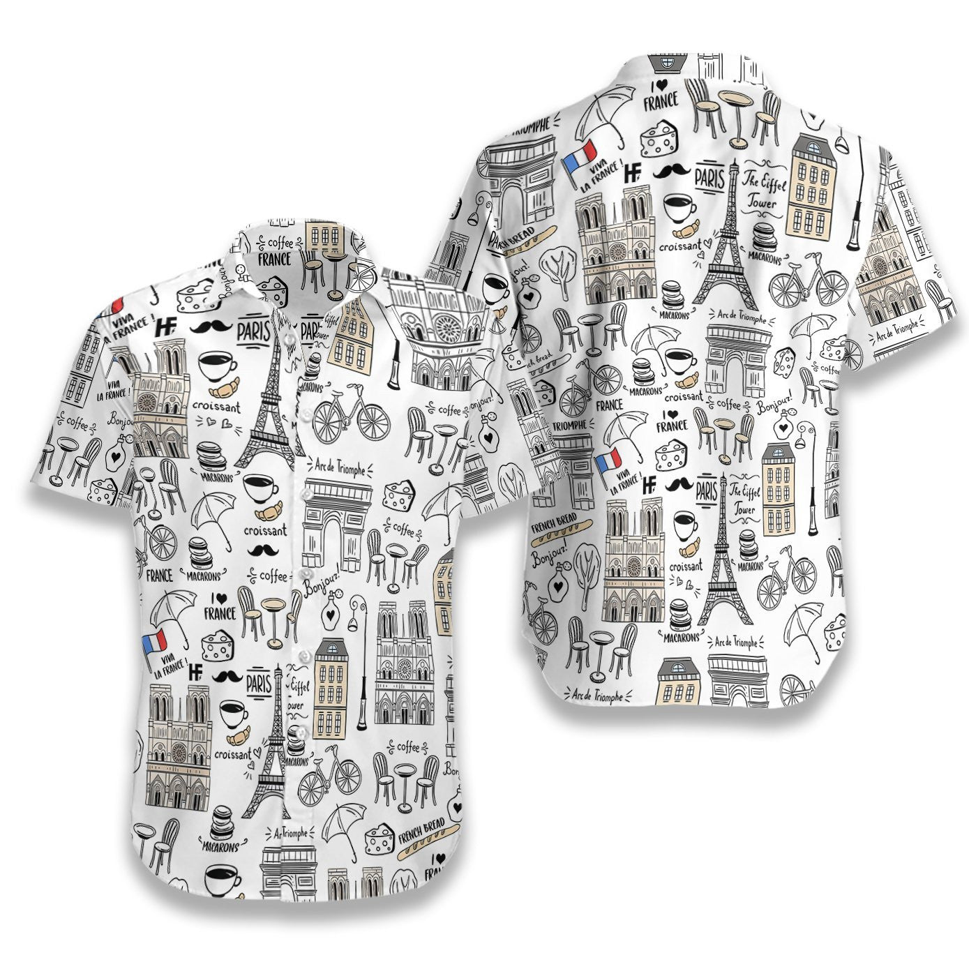 I Love England Doodle Pattern Hawaiian Shirt, Hawaiian For Gift