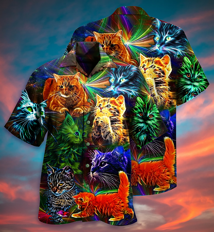 Cats In My Dream - Hawaiian Shirt, Hwaiian For Gift