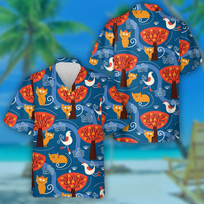 Cait gleoite agus Éin Ar Léine Haváís Foraoise Oráiste, Bronntanas Léine Haváís, Bronntanas Nollag