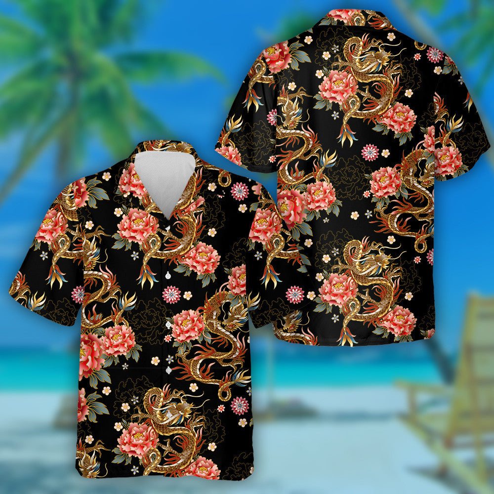 Peonies Dragon Traidisiúnta na Síne Agus Léine Haváis Sakura, Haváis le haghaidh Bronntanais