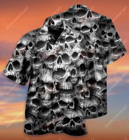 Gan Eagla Gan Péine Cloigeann Léine Gearr Muinchille Unisex Léinte T Aigéan Na Léinte Haváís is Fearr Léinte haváíais do Mhná, Bronntanas Léine Haváís, Bronntanas Nollag