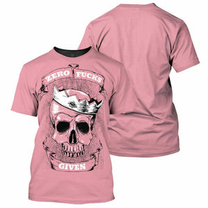 Pink Skull - 3D All Over Printed Shirt Tshirt Hoodie Apparel