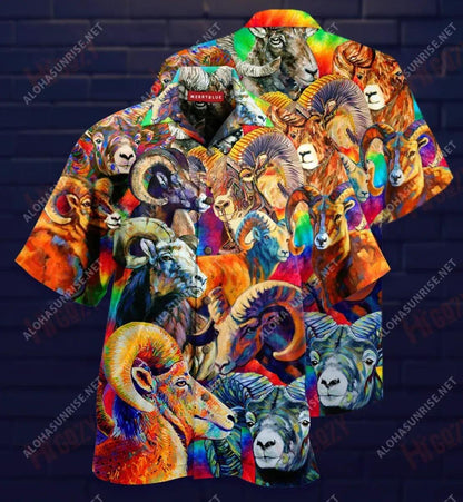 Colorful Beagle Bone Pattern Men'S All Over Print Hawaiian Aloha Shirt Hawaiian Shorts Beach Short Sleeve, Hwaiian For Gift
