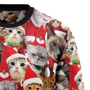 Lovely Cats Ugly Christmas Sweater,Christmas Ugly Sweater,Christmas Gift,Gift Christmas 2024