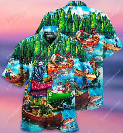 Life Is Better With Canoes Unisex Hawaiian Shirt Vacation Short Sleeve Hawaiian Crazy Shirts Hawaiian Shirts For Women, Hawaiian Shirt Gift, Christmas Gift