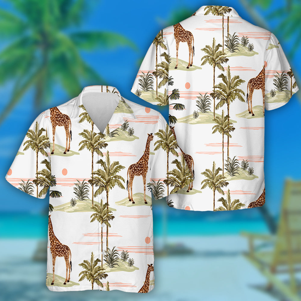 Oileán na gCrann Pailme Achomharc le Patrún Uaigneach Sioráf Léine Haváís, Bronntanas Léine Haváís, Bronntanas Nollag