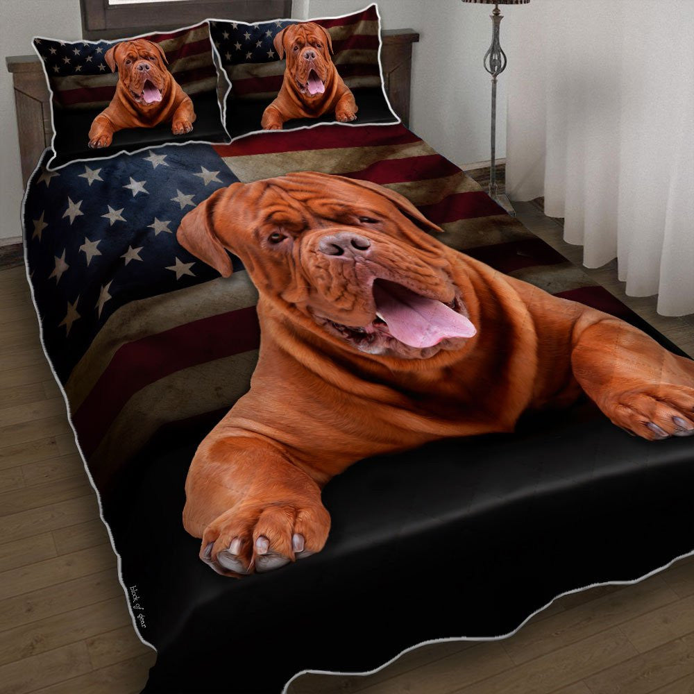 Dogue De Bordeaux Quilt Bedding Set  Bedroom Set Bedlinen 3D,Bedding Christmas Gift,Bedding Set Christmas