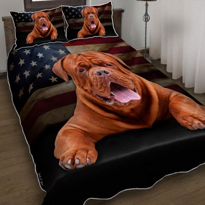Dogue De Bordeaux Quilt Bedding Set  Bedroom Set Bedlinen 3D,Bedding Christmas Gift,Bedding Set Christmas
