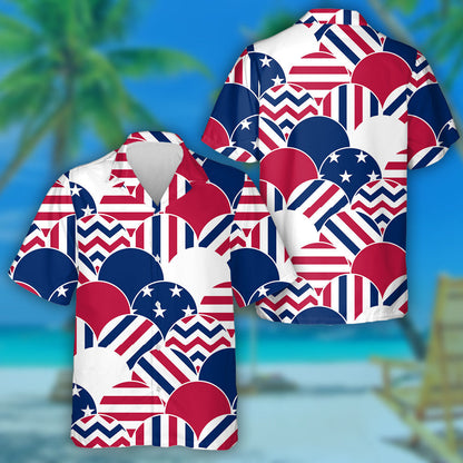 Patrún Scála Le Dathanna Éagsúla Bratach Mheiriceá Tíghrá Léine Haváís, Bronntanas Léine Haváís, Bronntanas Nollag