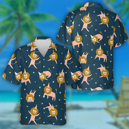 Leon Greannmhar le Hata Breithlá i Suímh Éagsúla Léine Haváís, Bronntanas Léine Haváís, Bronntanas Nollag