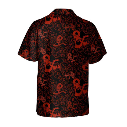 Dungeons Dragons Game Hawaiian Shirt_Hawaiian Shirt Gift, Christmas Gift