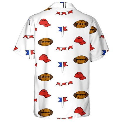 Patrún Peile Mheiriceánach le Brat Rugbaí agus Siombailí Hata Léine Haváí, Bronntanas Léine Haváíais, Bronntanas Nollag