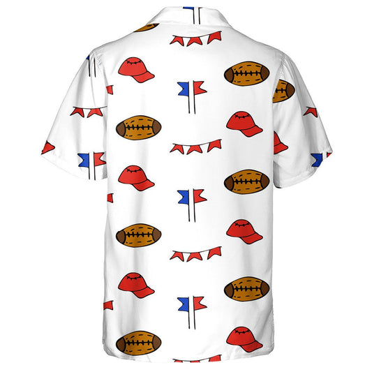 Patrún Peile Mheiriceánach le Brat Rugbaí agus Siombailí Hata Léine Haváí, Bronntanas Léine Haváíais, Bronntanas Nollag