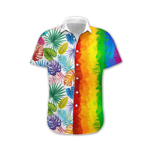 Awesome Lgbt Low Poly Design Hawaiian Shirt, Hawaiian For Gift