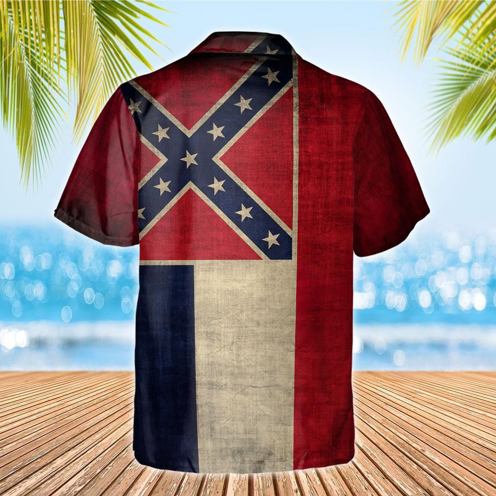 Mississippi State Eagle On Maroon Design Hawaiian Shirt,Hawaiian Shirt Gift, Christmas Gift