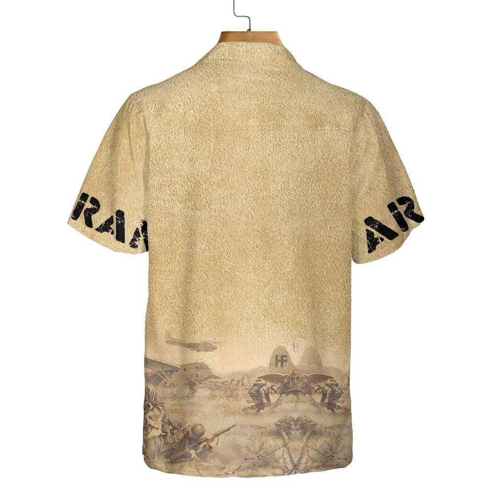 Eagle Army Veteran Home Of The Free Hawaiian Shirt, Hawaiian Shirt Gift, Christmas Gift