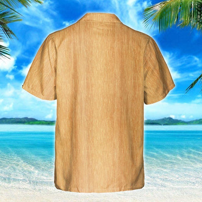 Giotár Leictreach I bpatrún Ábhar beige Cruthanna Samhraidh Léine Haváís, Bronntanas Léine Haváís, Bronntanas Nollag