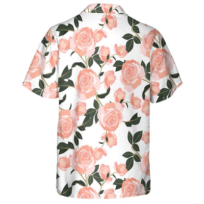 Rós Shabby Chic Bándearg Uiscedhath Ar Chúlra Bán Léine Haváís, Bronntanas Léine Haváís, Bronntanas Nollag