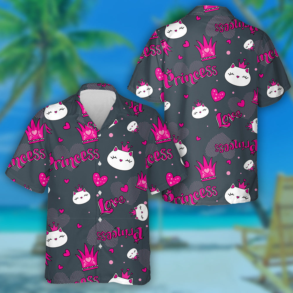 Teibí Cait Banphrionsa Agus Léine Haváí Corónach Pink, Bronntanas Léine Haváís, Bronntanas Nollag