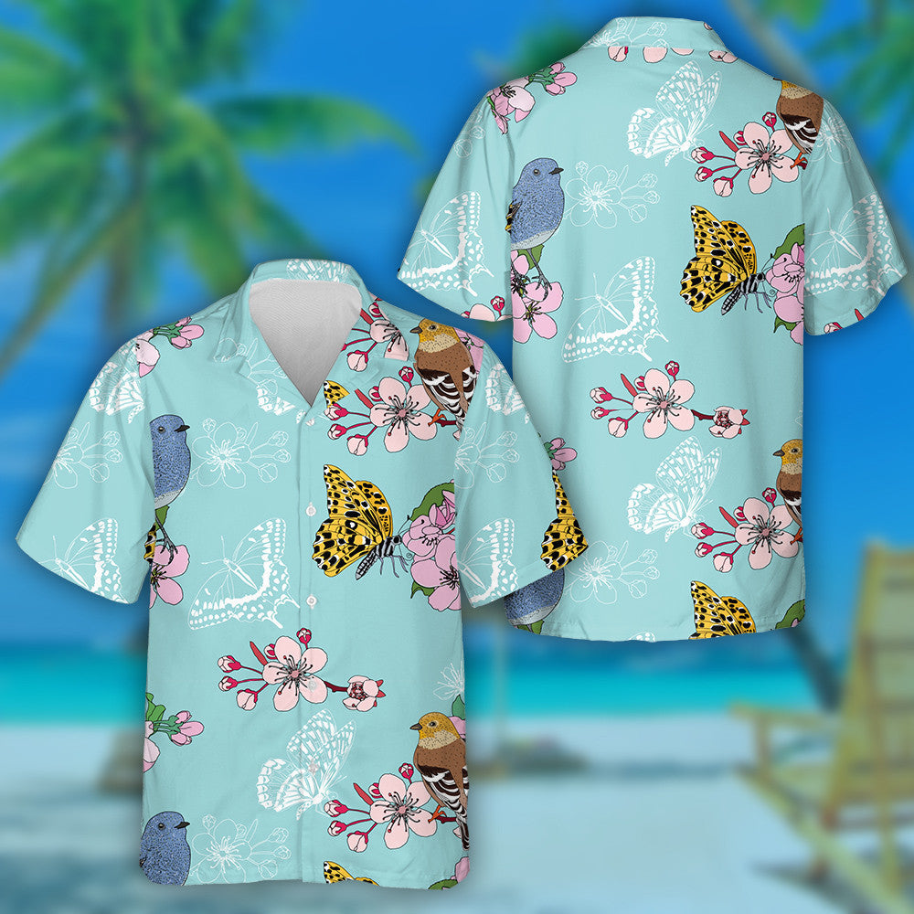 Blossom Silíní Lámh-tharraingthe Agus Féileacáin Léine Haváí, Haváis mar Bhronntanas