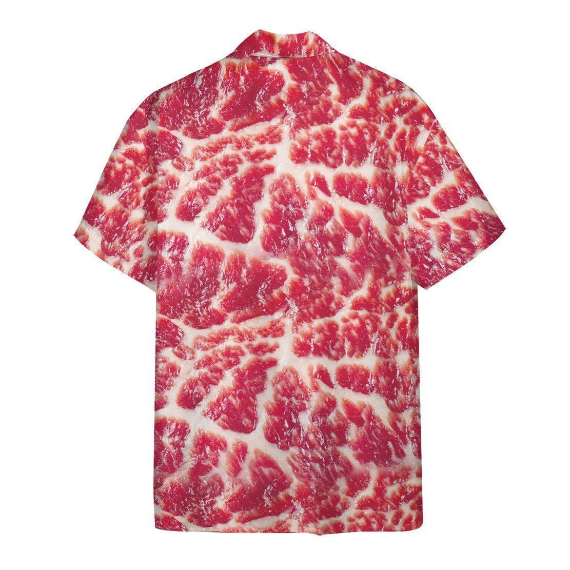 Red Meat Tropical Background Design Hawaiian Shirt,Hawaiian Shirt Gift, Christmas Gift