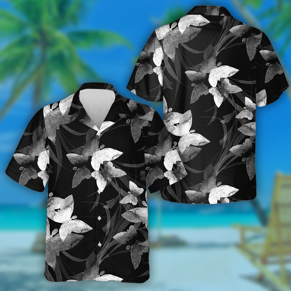 Féileacán Lámhtharraingthe I Stíl Uiscedhathanna Léine Haváís, haváís le haghaidh bronntanais