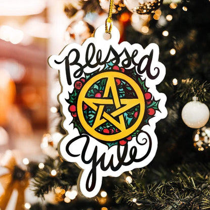 Ornáid Beannaithe Yule Wicca, Bronntanas Ornáide Nollag, Bronntanas Nollag, Maisiú Nollag