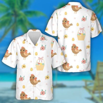 Sicín gleoite le carbhat bogha agus léine uibheacha bláthanna haváí, bronntanas Léine haváíais, bronntanas Nollag