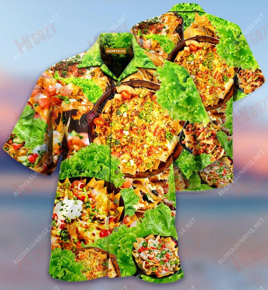 Níos mó Nachos Por Favor Léine Haváí Unisex Caitheamh aimsire Muinchille Gearr Na Léinte Haváís is Fearr Léinte Greannmhar Haváise, Bronntanas Léine Haváís, Bronntanas Nollag