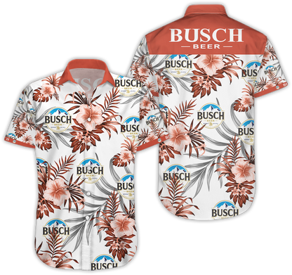 Busch Beer Hawaiian Shirt â€“ Dnstyles,Hawaiian Shirt Gift, Christmas Gift