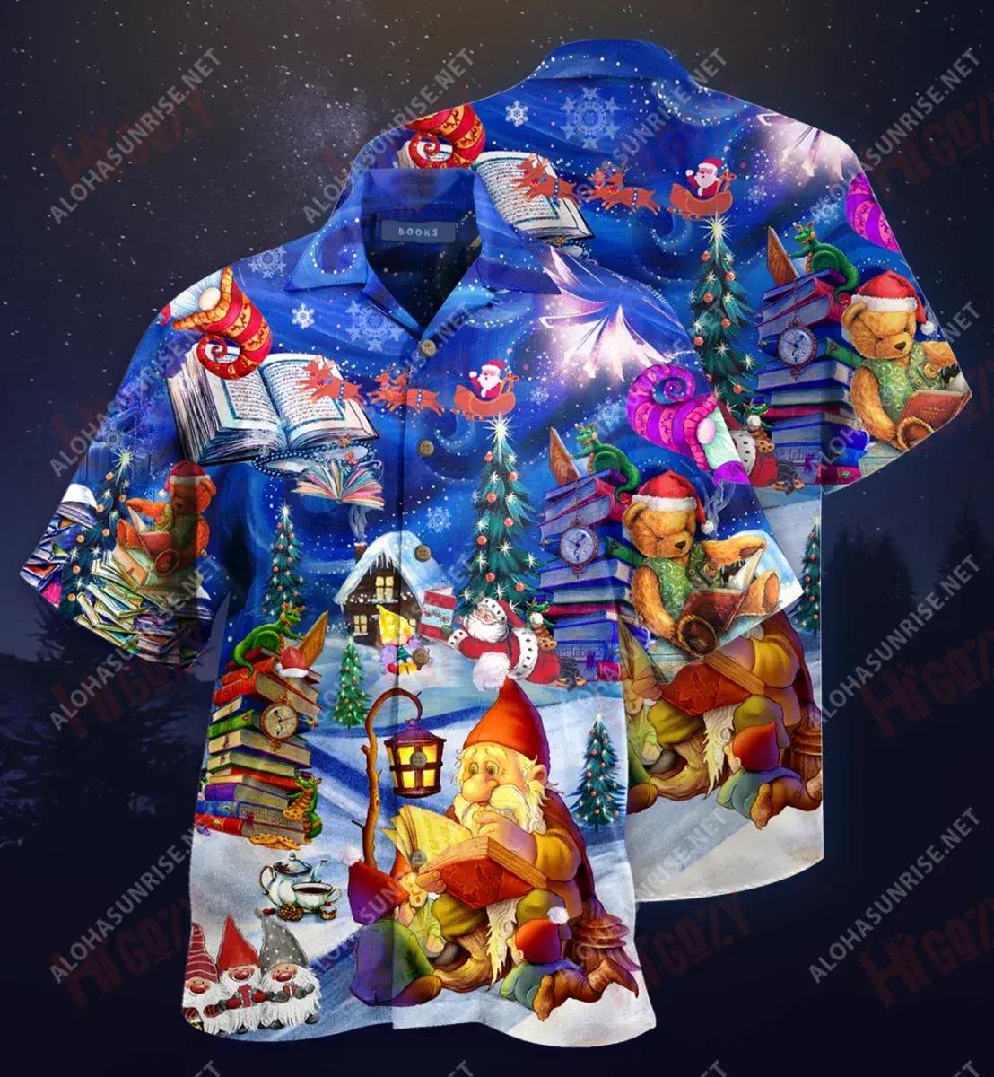 Leabhar Léitheoireachta Ar Léine Gearr na Nollag Haváí Léinte T an tSamhraidh Léinte Craicne Haváís Léinte Crazy Haváí, Bronntanas Léine Haváís, Bronntanas Nollag