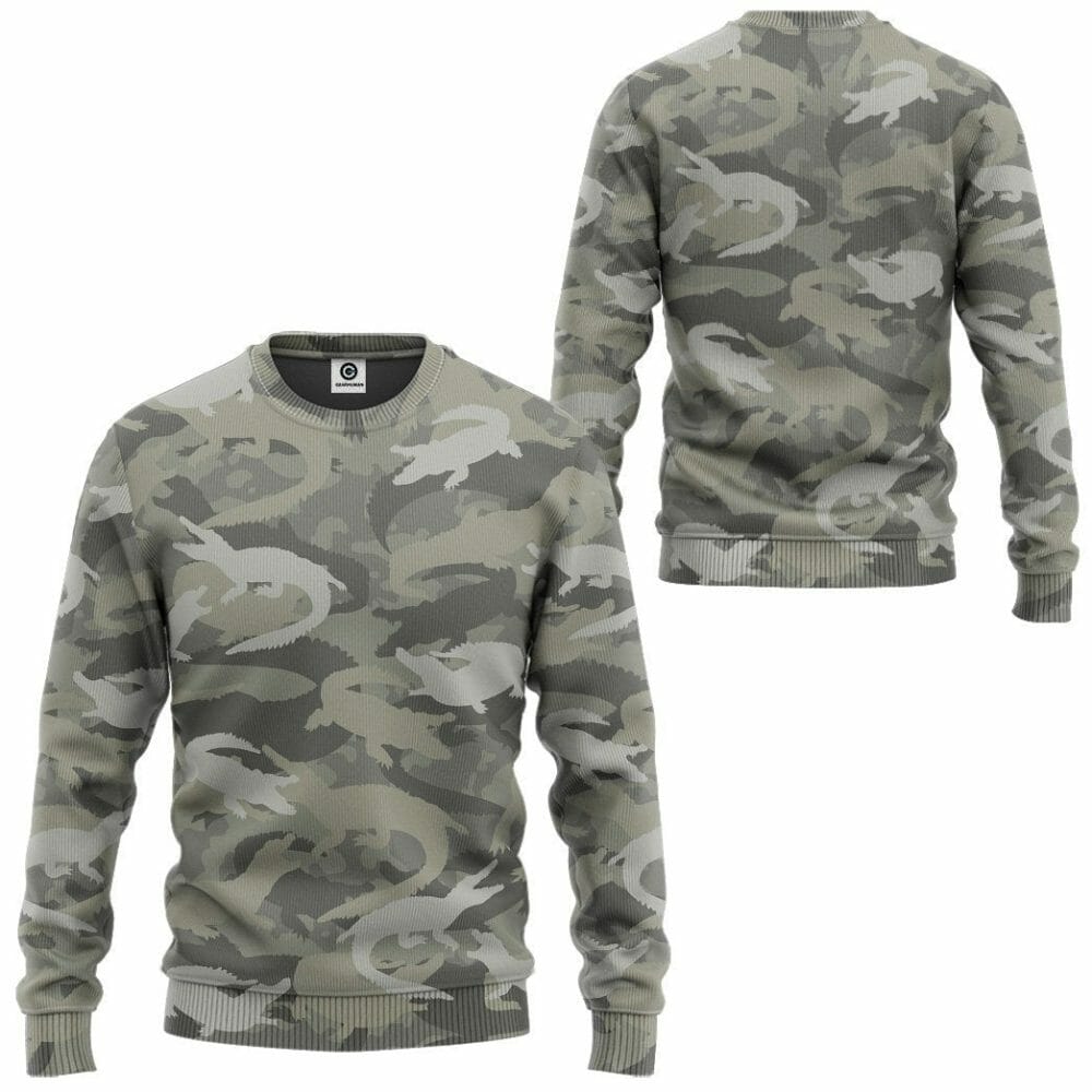 Éadaí Cochaillín Tléine Saincheaptha Camo Crogall 3D