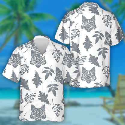 Scáthchruthanna Ainmhithe agus Plandaí Mac Tíre le Léine Bláthach Haváís, Bronntanas Léine Haváís, Bronntanas Nollag