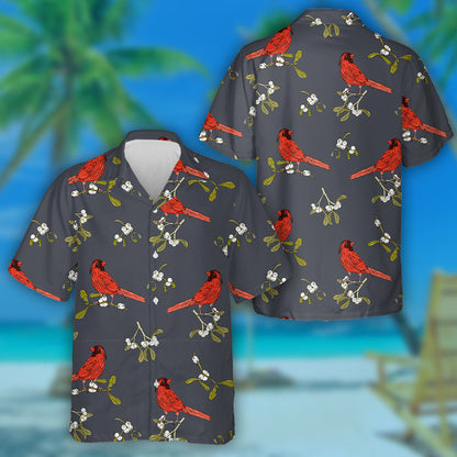 Éan Cairdinéal Beag Dearg Agus Brainse de Léine Haváí drualus, Bronntanas Léine Haváís, Bronntanas Nollag