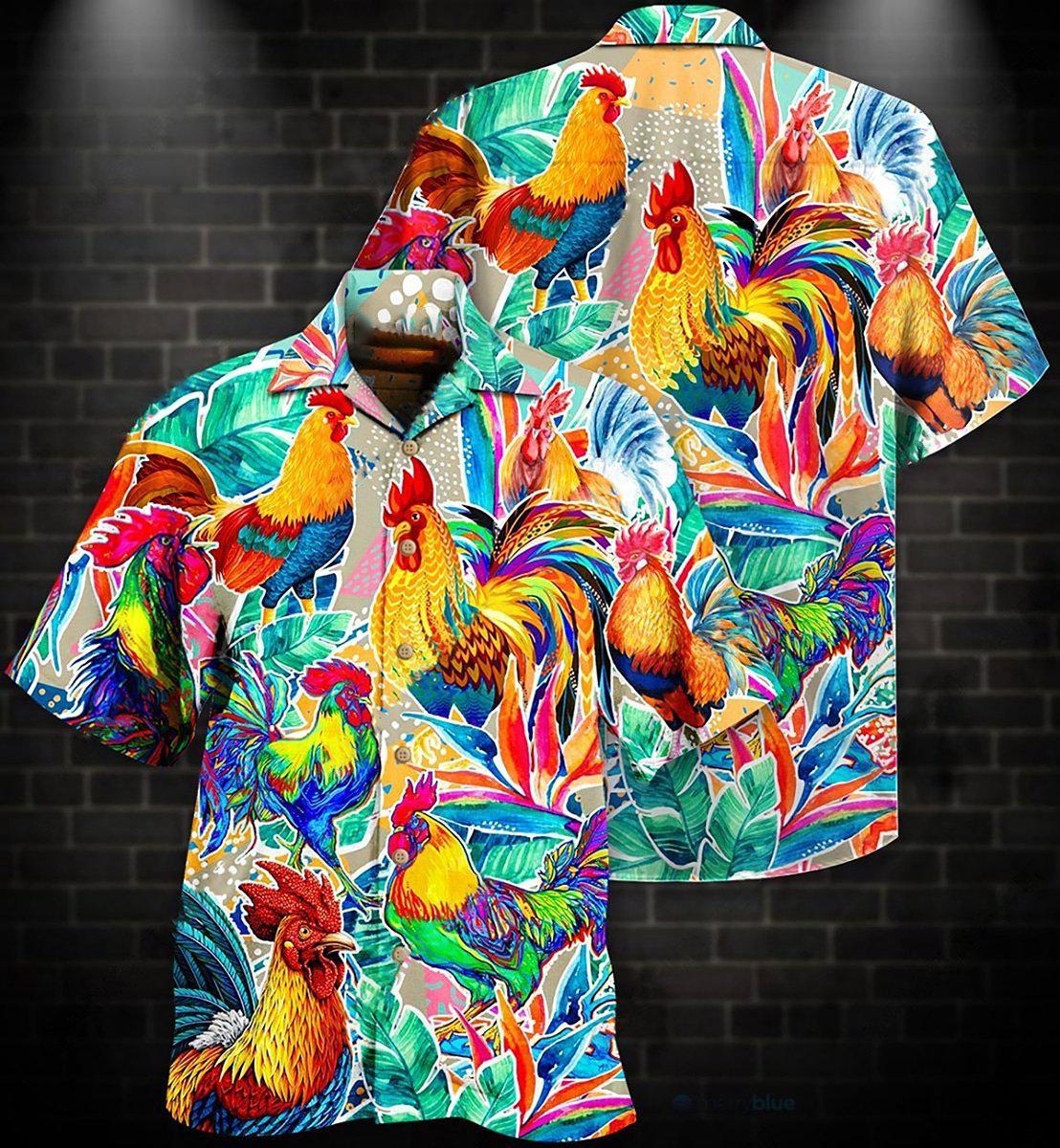 Chicken Stronger - Hawaiian Shirt_Hawaiian Shirt Gift, Christmas Gift