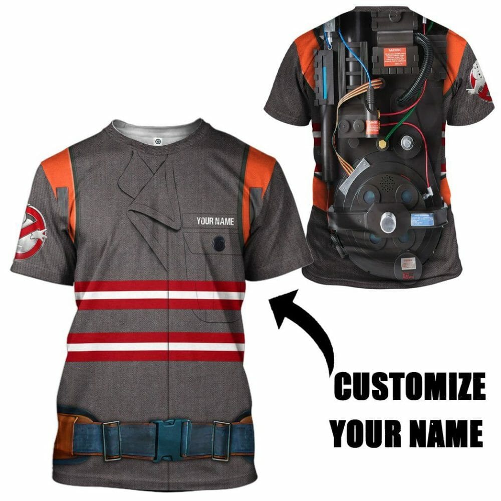 Ghostbusters Answer the Call 2016 Cosplay Custom Name Tshirt Hoodie Apparel