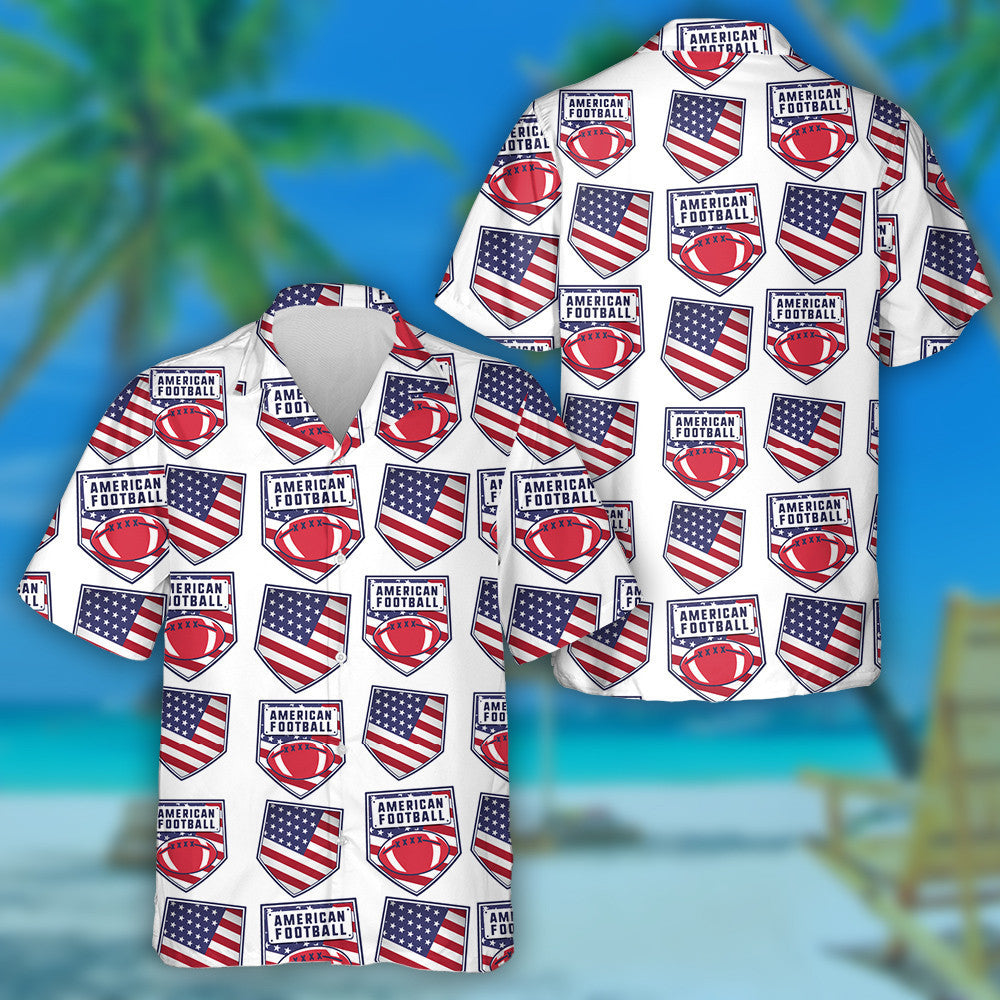 Dearadh Patrún Paiste Peile Mheiriceá le Léine Haváís Bratach SAM, Bronntanas Léine Haváíais, Bronntanas Nollag