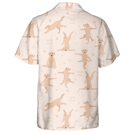Labrador Retriever Yoga Dogs Poses And Exercises Hawaiian Shirt, Hawaiian Shirt Gift, Christmas Gift