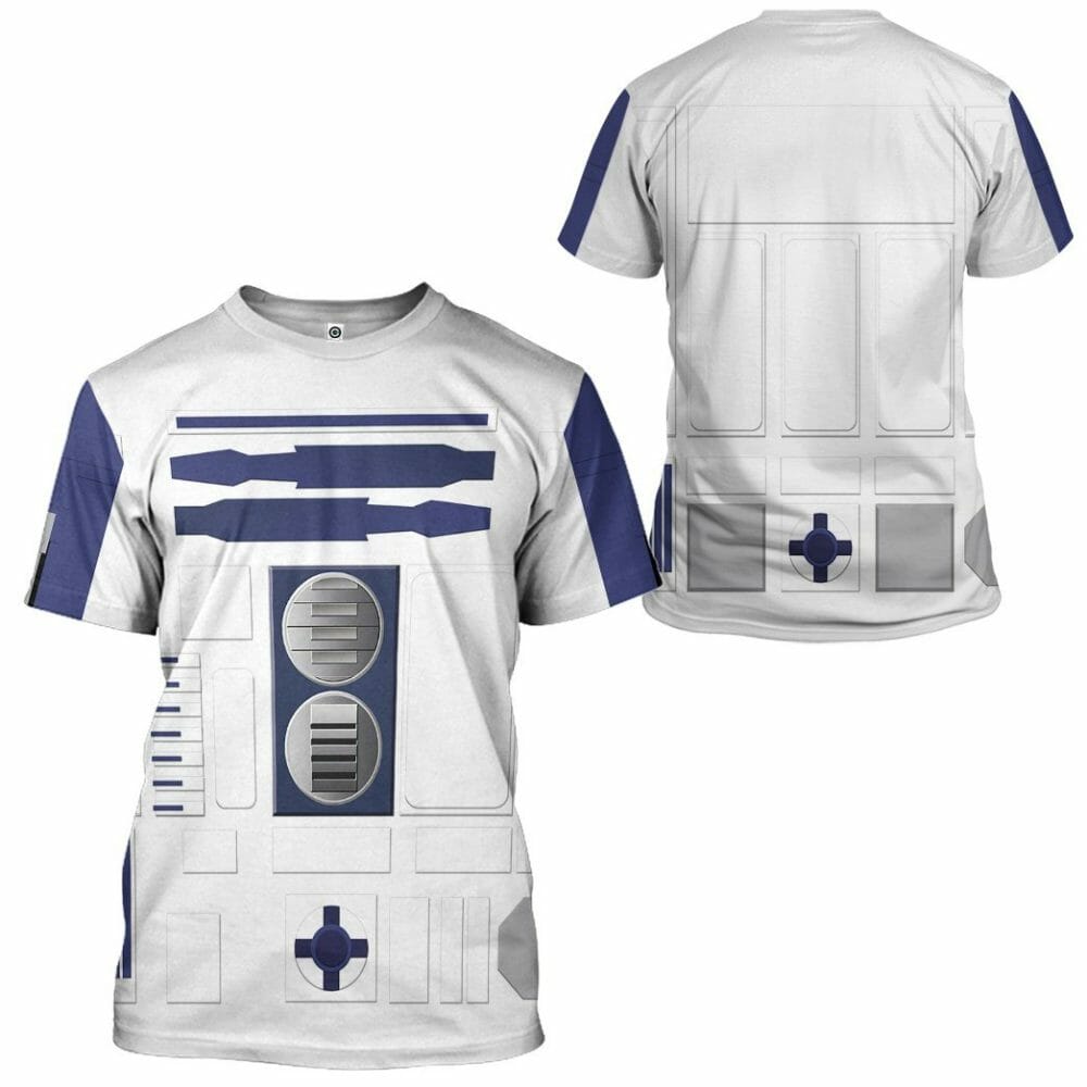 3D R2D2 Cosplay Custom Tshirt Hoodie Apparel