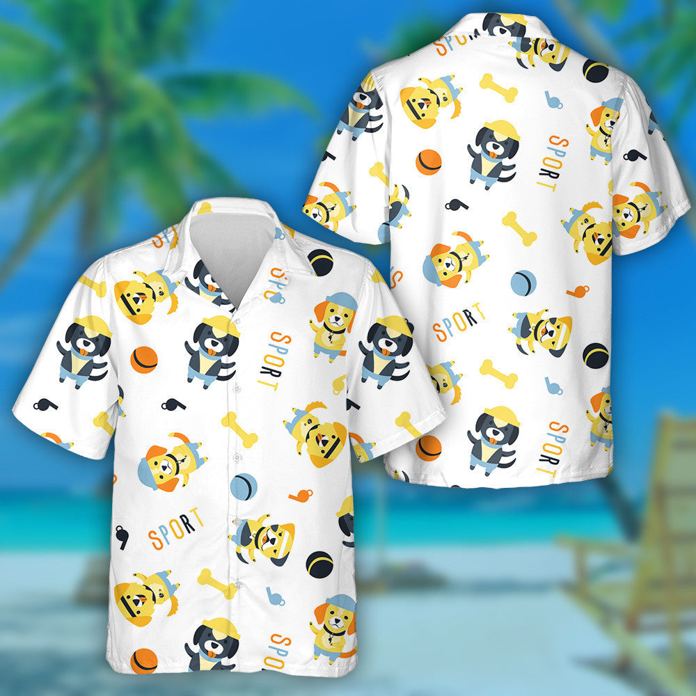 Beagle Dogs With Accessories For Sport Hawaiian Shirt, Hawaiian For Gift