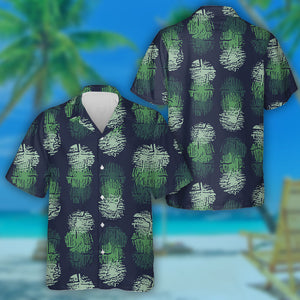 Acrylic Painted Camouflage Dots Graphic Design Hawaiian Shirt, Hawaiian For Gift