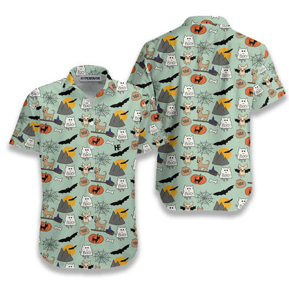 Halloween Chihuahua Shirt For Men Hawaiian Shirt, Hawaiian For Gift