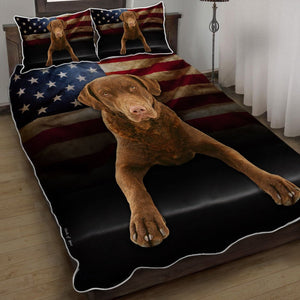 Chesapeake Bay Retriever Dog Quilt Bedding Set Bedroom Set Bedlinen 3D,Bedding Christmas Gift,Bedding Set Christmas