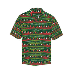 Red And Green Pattern Christmas Sweater Hawaiian Shirt Hawaiian Shirt Gift, Christmas Gift