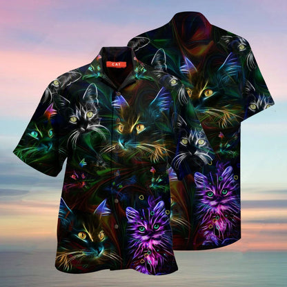 Cat Hair Don't Care Style Pretty Ornamental Hawaiian Shirt, Hawaiian Shirt Gift, Christmas Gift