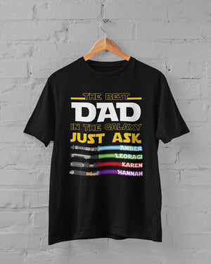 I Am Their Father Custom Shirt  Personalized I Am Their Father  Father's Day Shirt Gift For Dad  Light Saber Child Names Father Day Custom shirt, Personalized DAD shirt, Gift for dad