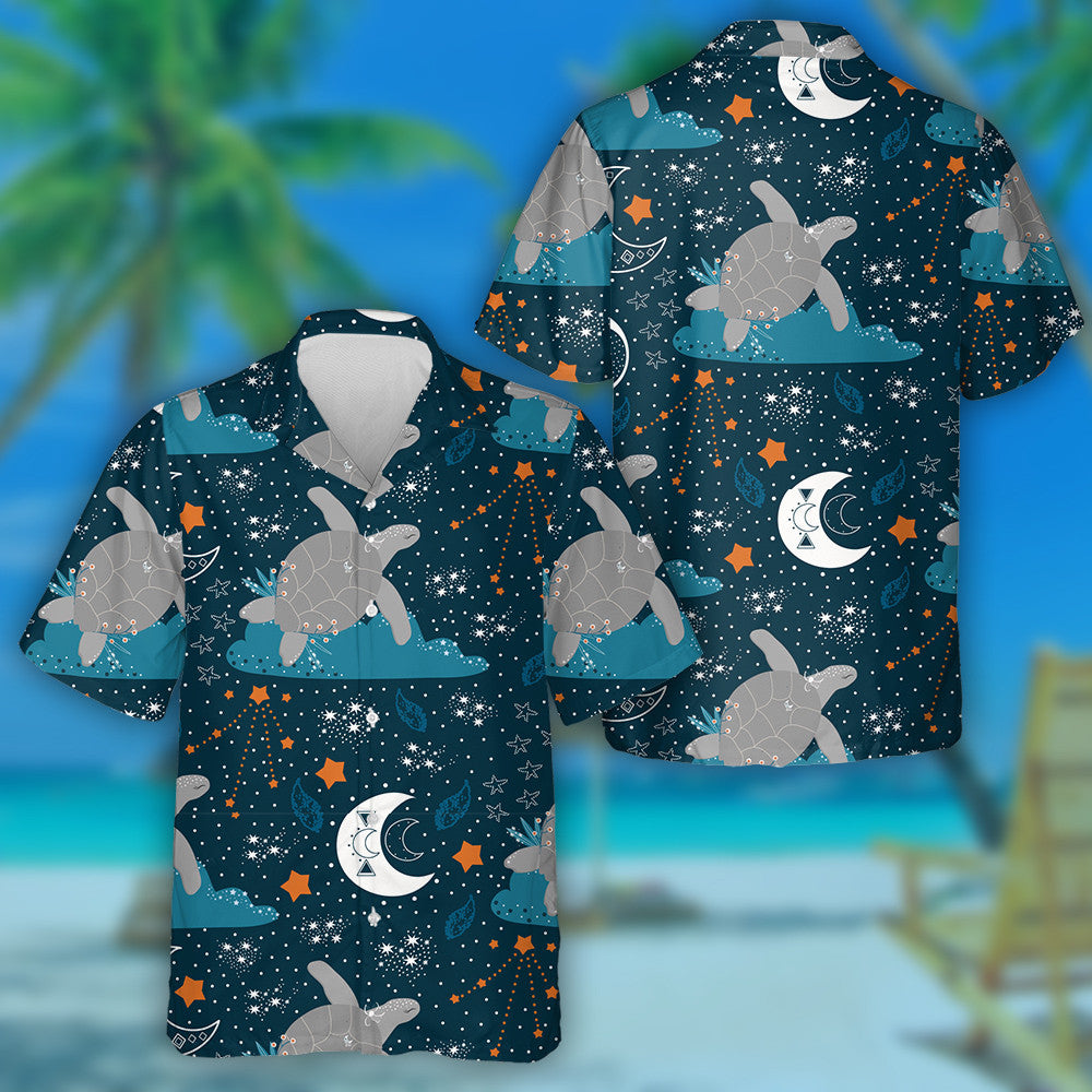 Turtar Farraige Ar Scamall Spéir Starry Le Léine Haváís na Gealaí, Bronntanas Léine Haváíais, Bronntanas Nollag